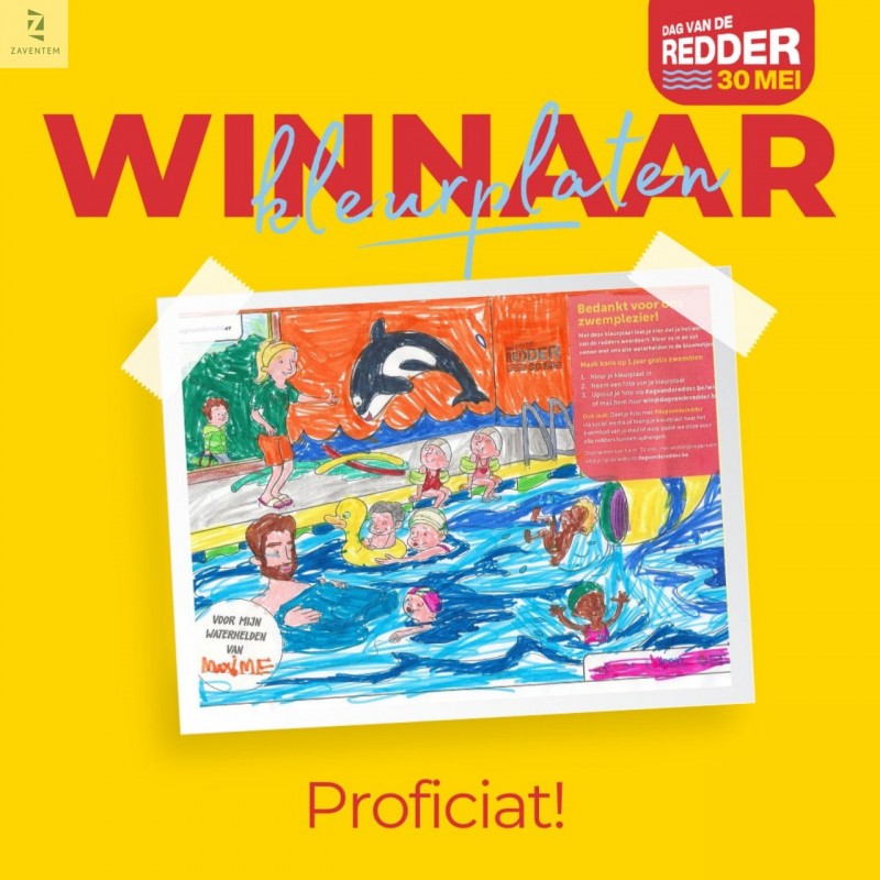 15juni23-dagvanderedder-winnaarkleurwedstrijd-maximegoemans - Sportraad Zaventem 